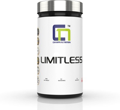 CHAMPS NUTRITION LIMITLESS PRE WORKOUT 30 SERVING (300GM) Pre Workout(300 g, MIXED FRUIT)