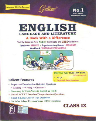 Golden English Language And Literature For Class --9 By R. K. Gupta(Paperback, R. K. GUPTA)