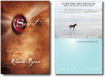 The Secret + The Untethered Soul: The Journey Beyond Yourself (2 Books Combo)(Paperback, Rhonda Byrne)