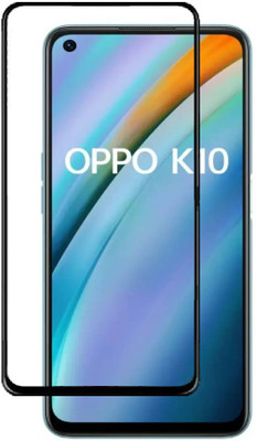 Caseline Edge To Edge Tempered Glass for Oppo K10(Pack of 1)