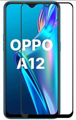 PARANDIV Edge To Edge Tempered Glass for Oppo A12(Pack of 1)