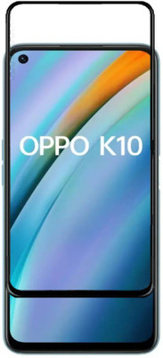 Caseline Edge To Edge Tempered Glass for Oppo K10(Pack of 1)