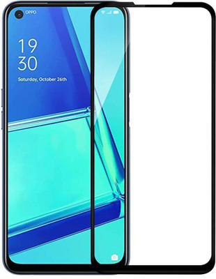 PARANDIV Edge To Edge Tempered Glass for Oppo A52(Pack of 1)