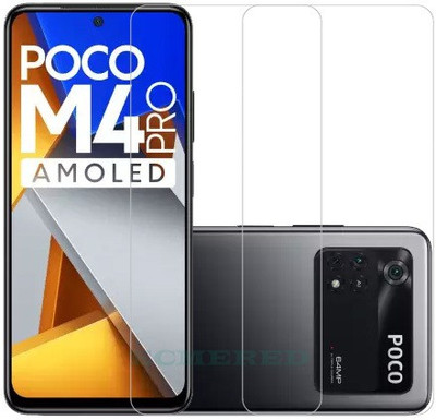 ECMERED Tempered Glass Guard for Poco M4 Pro 5G(Pack of 2)