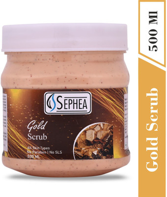 SEPHEA Gold Scrub For Face And Body 500 ml Scrub(500 ml)