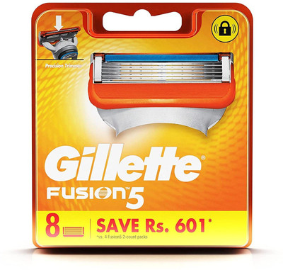 GILLETTE FUSION 5 SHAVING 8 CARTRIDGES PACK OF 1