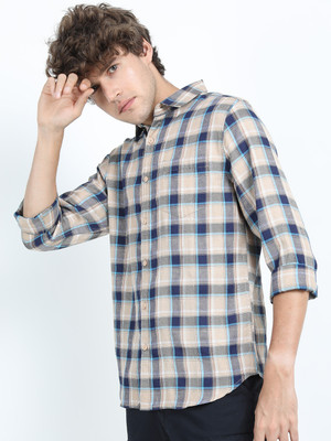 KETCH Men Checkered Casual Multicolor Shirt