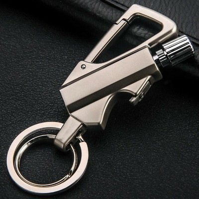 GLOBAL BROS 3in1 Pocket Lighter keychain+bottle opener Pocket Lighter Pocket Lighter(GREY)