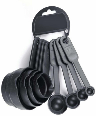 INGITAGNA Measurement Measuring Cups And Spoons Plastic Measuring Spoon Set(Pack of 8)