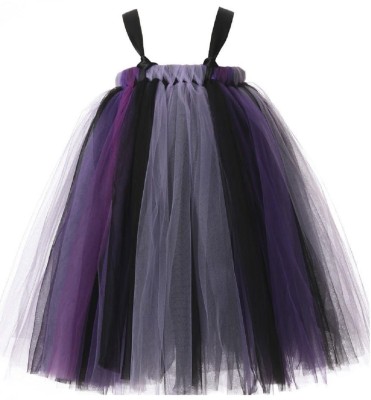 Fairy Dolls Colorblock Girls Tulip Black Skirt