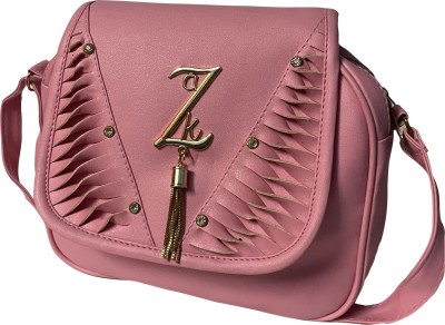 MUSRAT Pink Hand-held Bag Latest Trend Party Wear Handbag & Sling Bag with Adjustable Strap for Girls and Women's