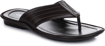 LIBERTY Men Flip Flops(Brown , 2)