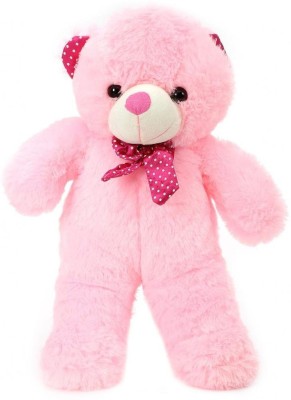 Tickles Standing Teddy Stuffed Soft Plush Animal Toy Love Girl  - 80 cm(Pink)