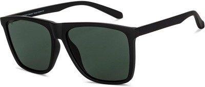 VINCENT CHASE Wayfarer Sunglasses(For Men & Women, Green)