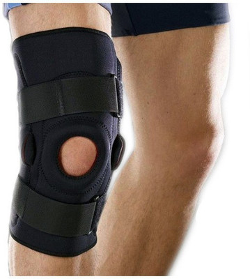 KUDIZE Functional Knee Support Compression muscle Knee Support(Black)