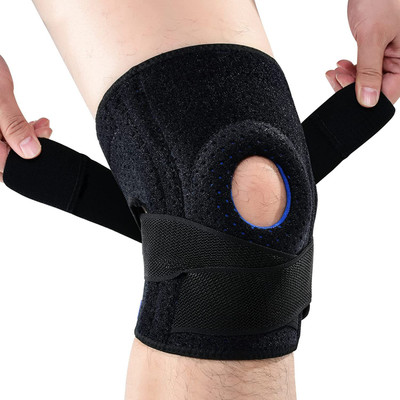Leosportz (2PC) Knee Brace Stabilizers for Meniscus Tear Knee Pain ACL MCL Injury Knee Support(Black)