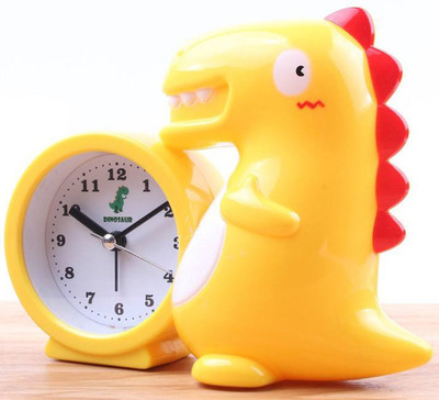 VRUX Analog-Digital Yellow Clock