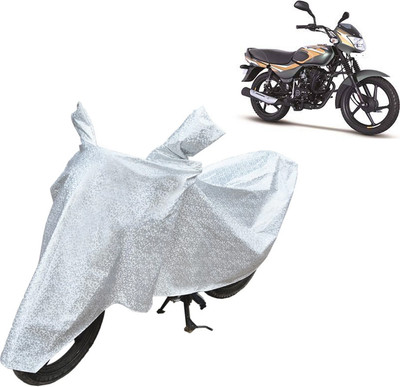 aksmit Waterproof Two Wheeler Cover for Bajaj(CT110, Silver)