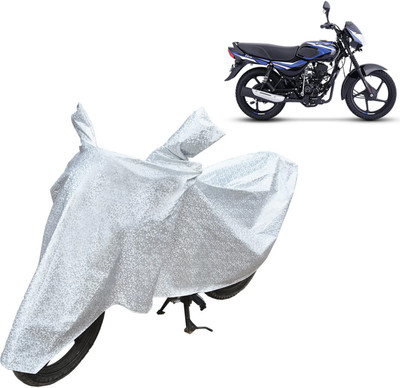 aksmit Waterproof Two Wheeler Cover for Bajaj(Silver)