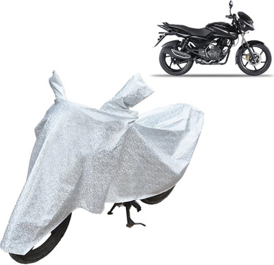 Rhtdm Waterproof Two Wheeler Cover for Bajaj(Pulsar 150, Silver)