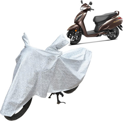 Rhtdm Waterproof Two Wheeler Cover for Honda(Activa 6G, Silver)