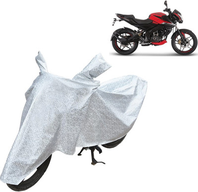 aksmit Waterproof Two Wheeler Cover for Bajaj(Silver)