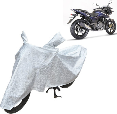 Rhtdm Waterproof Two Wheeler Cover for Bajaj(Pulsar 180, Silver)