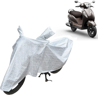 Rhtdm Waterproof Two Wheeler Cover for Suzuki(Access 125, Silver)