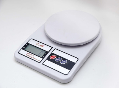 thermomate Digital Multipurpose, Weight Machine for Kitchen and food ,SF-400 Weighing Scale(White)