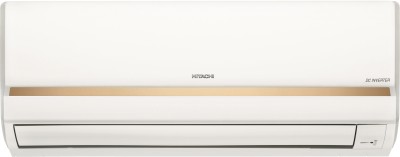 Hitachi 1 Ton 5 Star Split Inverter AC – White, Gold