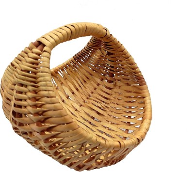 PRANSUNITA Kashmir Wicker Wooden Heavy Duty Willow Big Size Multipurpose Basket