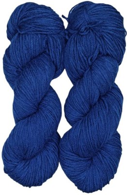 JEFFY Oswal Knitting Yarn Martina Wool, Crave Wool Blue 300 gm Shade no-15