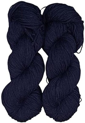 JEFFY Oswal Knitting Yarn Martina Wool, Crave Wool Navy Blue 600 gm Shade no-18