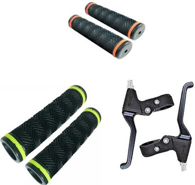 PICA 2 PAIR HANDLE GRIP WITH CLUTCH LEVER Bicycle Handle Grip(11 mm)
