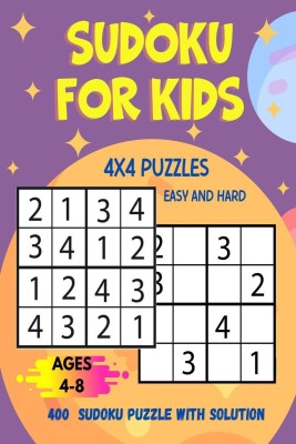 Sudoku for Kids 4x4 Puzzles Easy and Hard(English, Paperback, Maia Harvey)