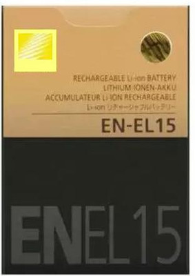 DIGICLIMBER EN-EL-15 Rechargeable Litium-Ion camera battery pack compatible with Nikon camera battery charger  Camera Battery Charger(Black)