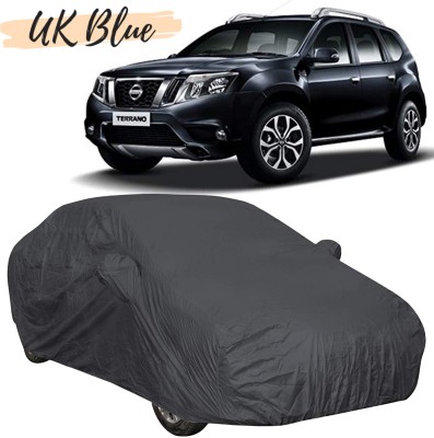UK Blue Car Cover For Nissan Terrano (With Mirror Pockets)(Grey)