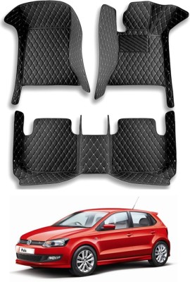 MATIES Leatherite 7D Mat For  Volkswagen Polo GT(Black)