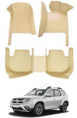 MATIES Leatherite 7D Mat For  Renault Duster(Beige)