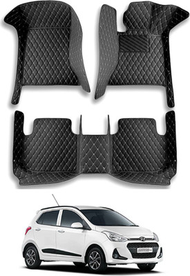 RKPSP Leatherite 7D Mat For  Hyundai Grand i10(Black)
