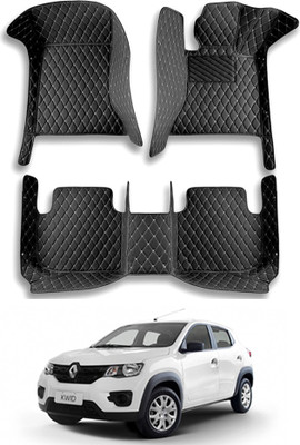 RKPSP Leatherite 7D Mat For  Renault Kwid(Black)