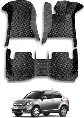 RKPSP Leatherite 7D Mat For  Maruti Suzuki Swift Dzire(Black)