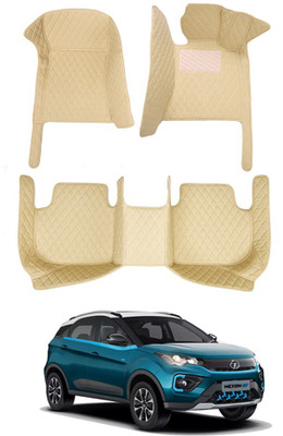 RKPSP Leatherite 7D Mat For  Tata Nexon EV(Beige)