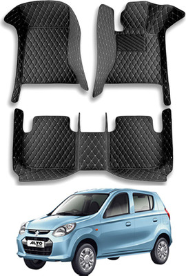 RKPSP Leatherite 7D Mat For  Maruti Suzuki Alto 800(Black)