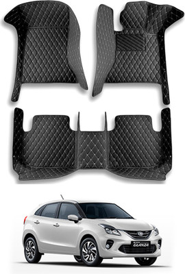 RKPSP Leatherite 7D Mat For  Toyota Glanza(Black)