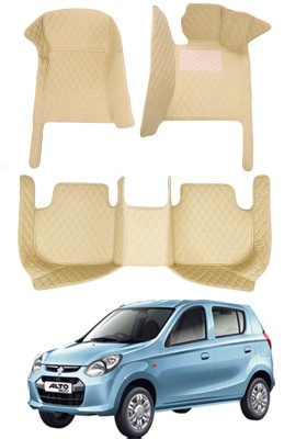 RKPSP Leatherite 7D Mat For  Maruti Suzuki Alto 800(Beige)