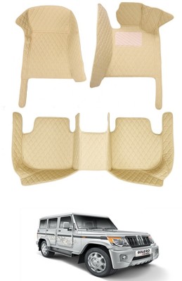 RKPSP Leatherite 7D Mat For  Mahindra Bolero(Beige)