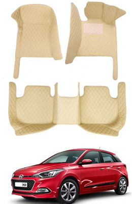 RKPSP Leatherite 7D Mat For  Hyundai Elite i20(Beige)