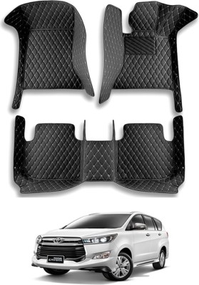 MATIES Leatherite 7D Mat For  Toyota Innova Crysta(Black)