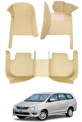 MATIES Leatherite 7D Mat For  Toyota Innova(Beige)